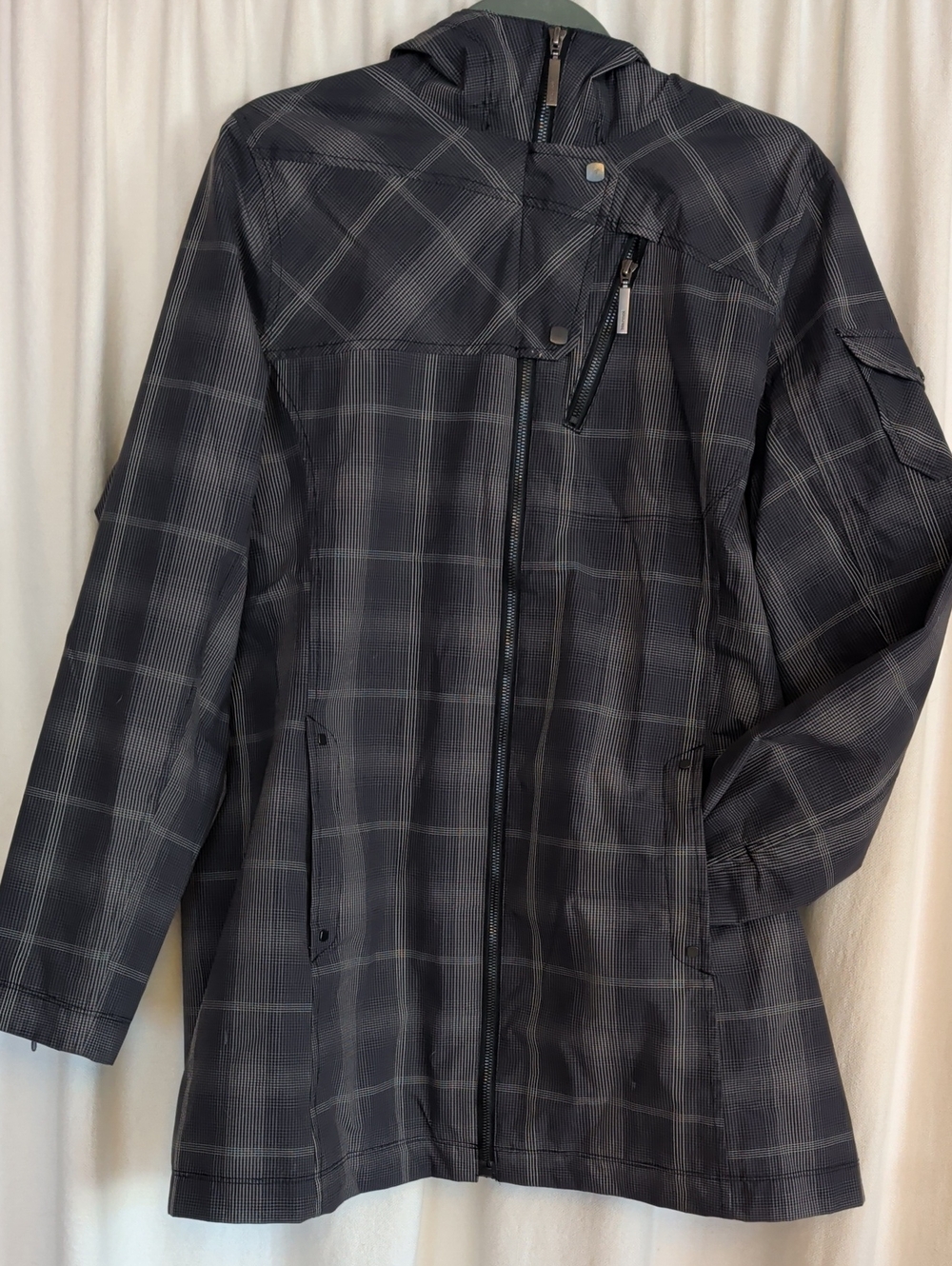 Women's Marmot Slate Plaid Hooded Jacket